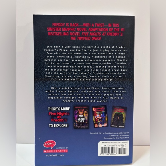 Five Nights at Freddy’s FNAF Grapic Novel Book The Twisted One’s Papaerback - Picture 2 of 3